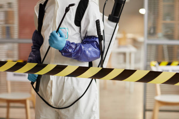 Professional Sewage Cleanup technician working in Middletown, VA